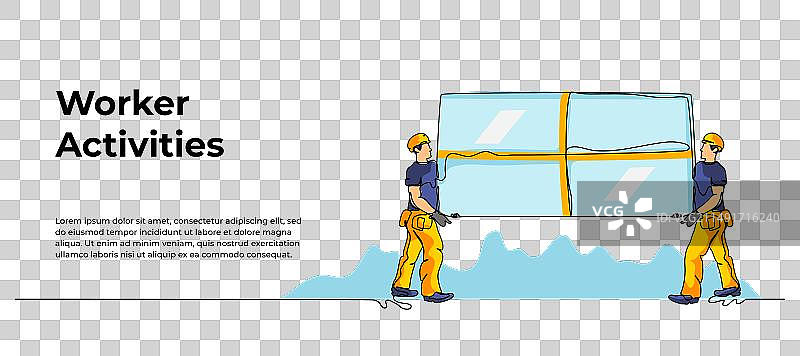 建筑工人在一起图片素材