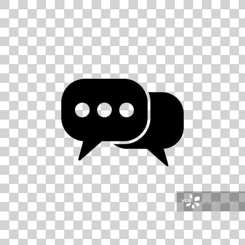 短信扁平图标图片素材