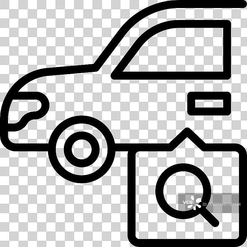 轮胎花纹检查图标图片素材