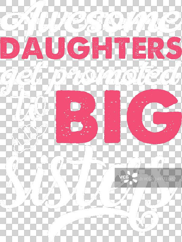 女儿晋升为姐姐图片素材