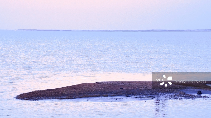 河北省乐亭县渤海湾“菩提岛”风光图片素材