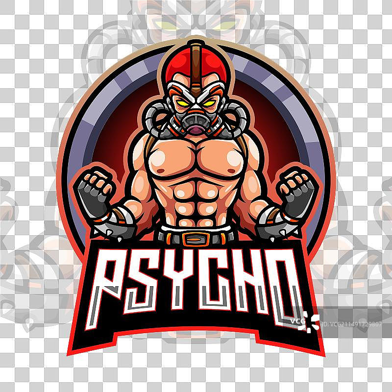 炫酷电竞吉祥物设计图片素材