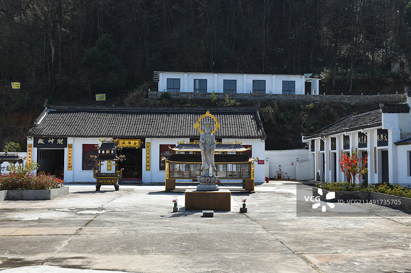黄山歙县太平兴国寺 长庆寺塔图片素材