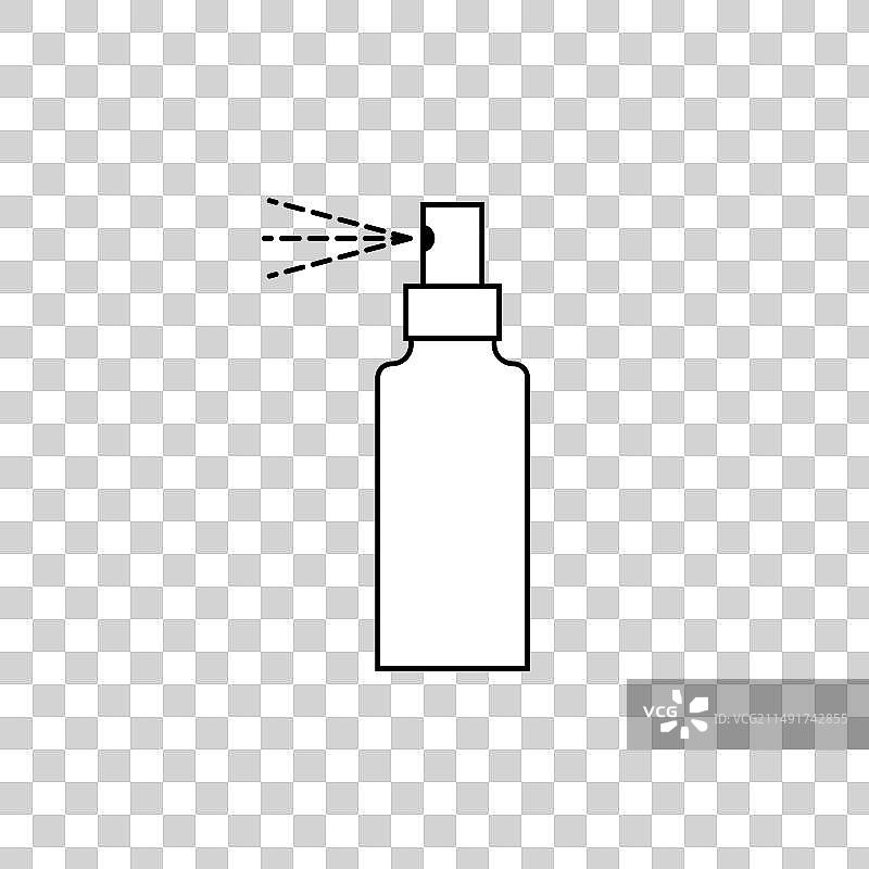 喷雾瓶图标图片素材