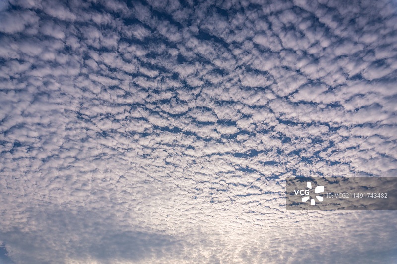 清朗天气蓝天白云背景素材图片素材