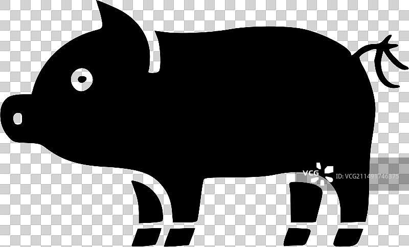 高品质猪logo - T恤理想选择图片素材