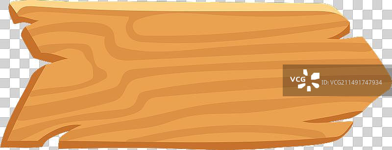 卡通箭头指示牌木制空板元素图片素材