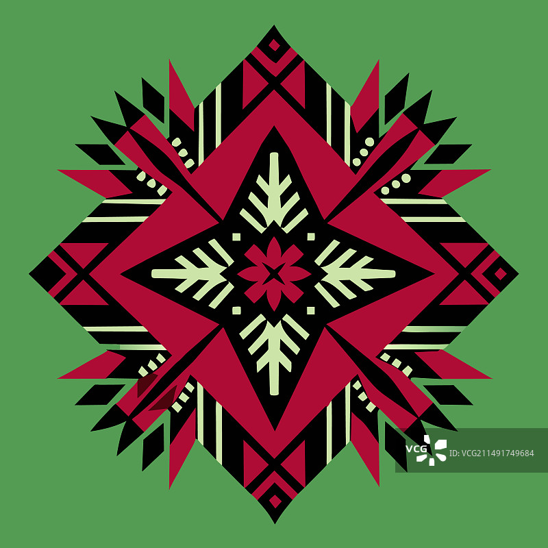 民族风伊卡特图案艺术图片素材