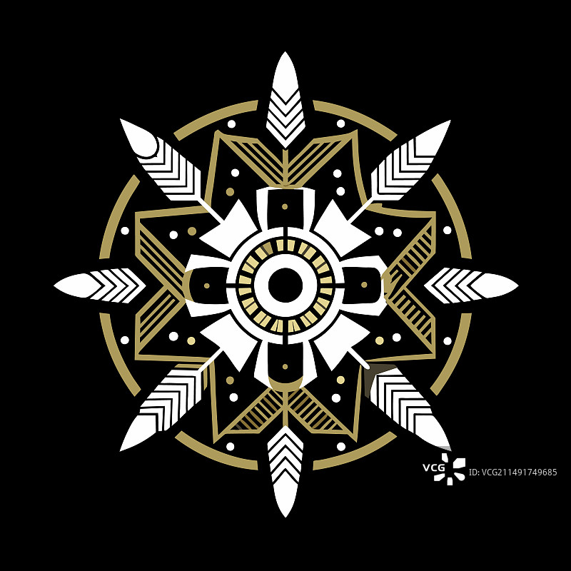 民族风伊卡特图案艺术图片素材