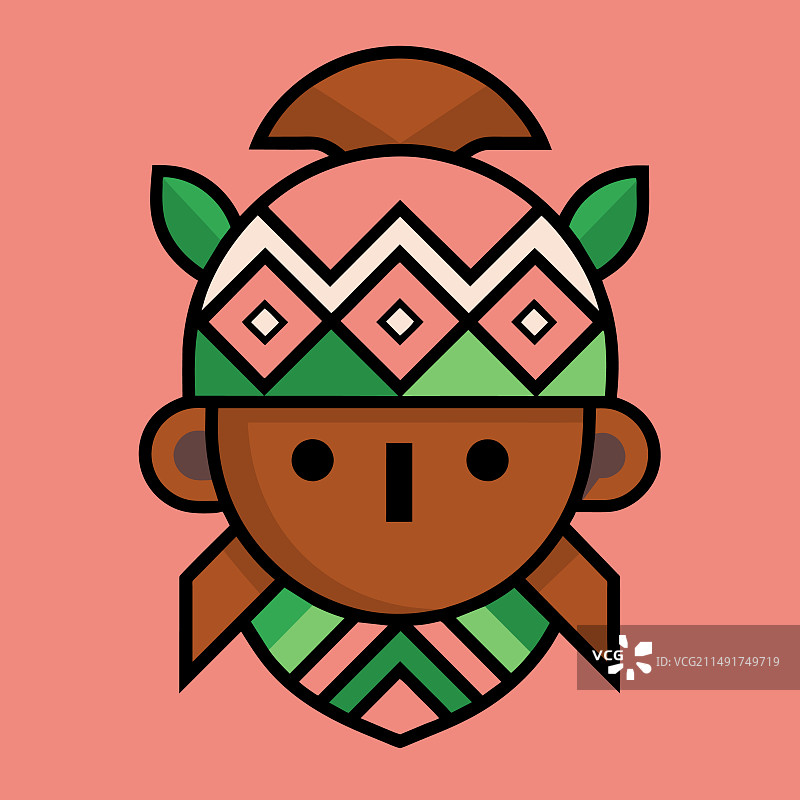 民族风伊卡特图案艺术图片素材