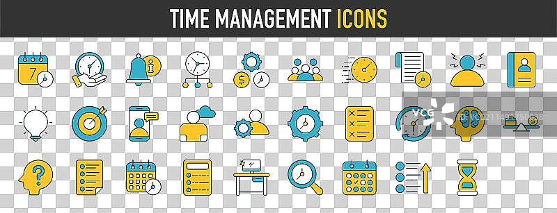 时间管理图标图片素材