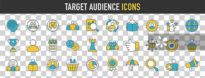 目标受众图标图片素材