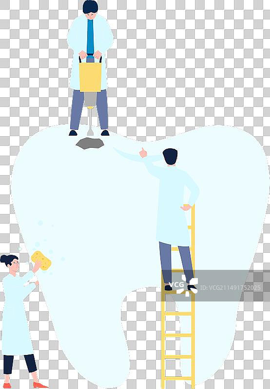 牙科医生修复治疗图片素材