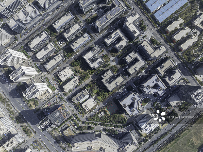 航拍合肥高新区，合肥创新产业园图片素材