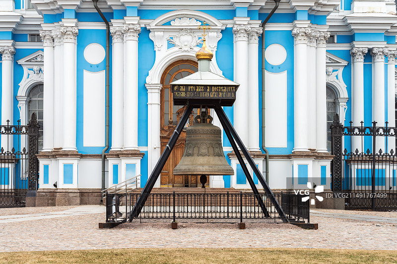 俄罗斯圣彼得堡斯莫尔尼宫图片素材