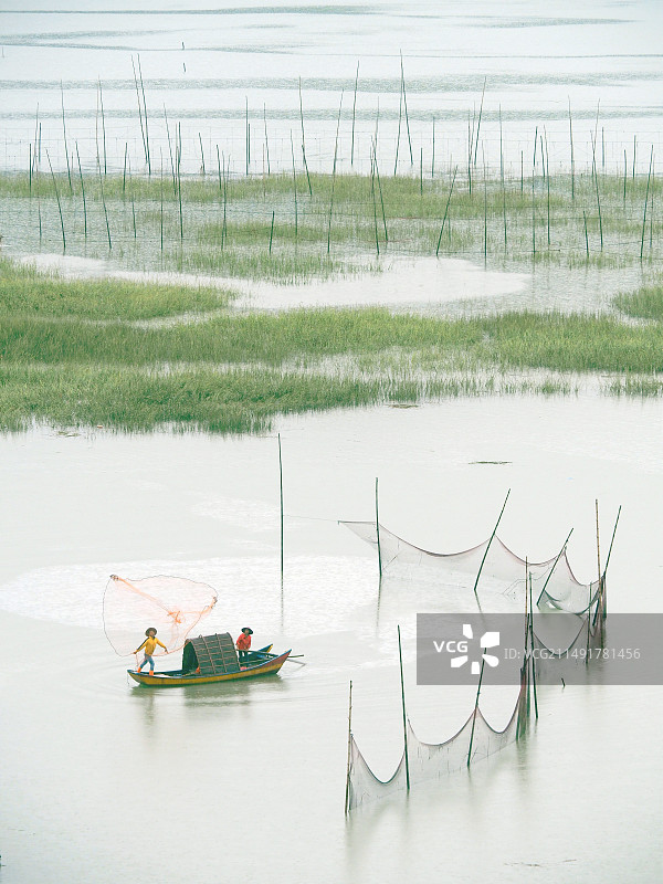 烟雨渔乡图片素材