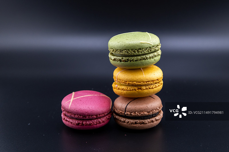 马卡龙静物图片素材