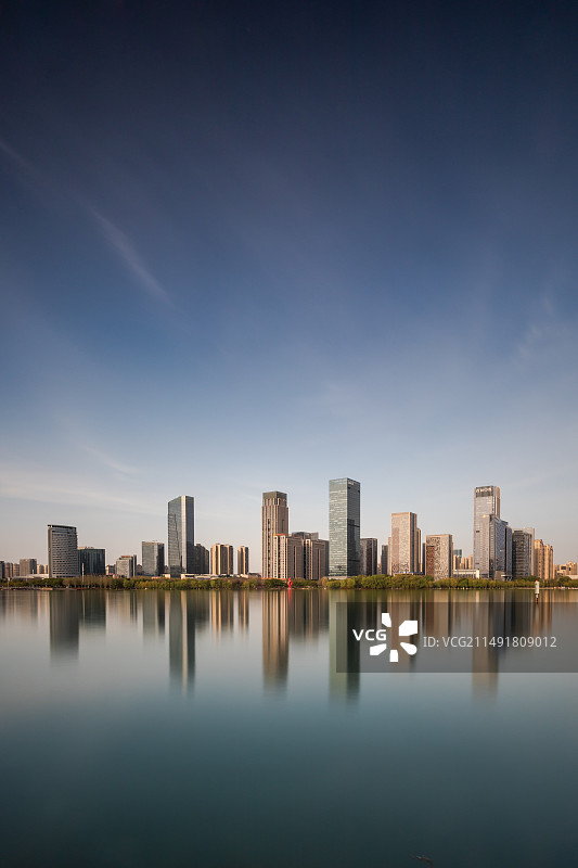 合肥政务区天际线风光图片素材