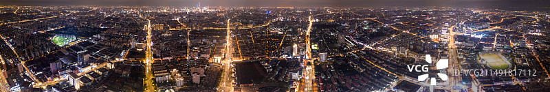 五角场全景图片素材