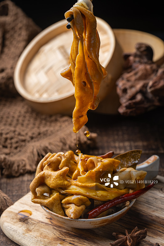 卤鸡肠图片素材