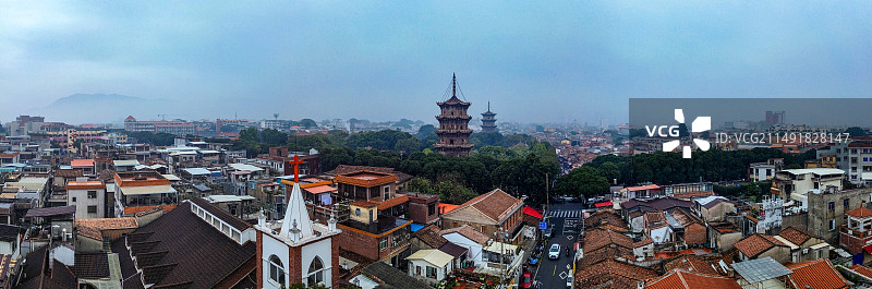泉州市 开元寺 开元寺双塔 鲤城区 仁寿塔 镇国塔 西街图片素材