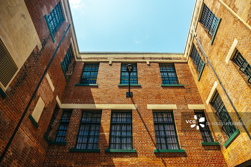 HONGKONG香港中环大馆 荷李活道旧中区警署监狱区 旅行打卡地图片素材