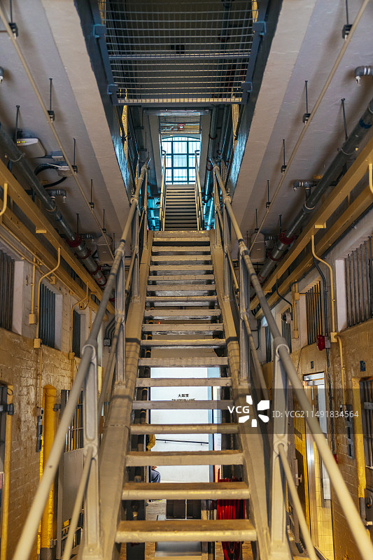 HONGKONG香港中环大馆 荷李活道旧中区警署监狱区 旅行打卡地图片素材