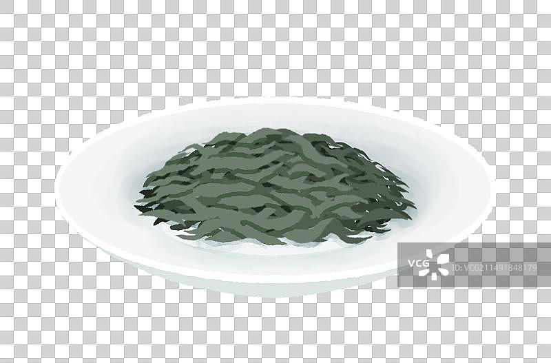 中国风茶文化茶叶插画元素图片素材