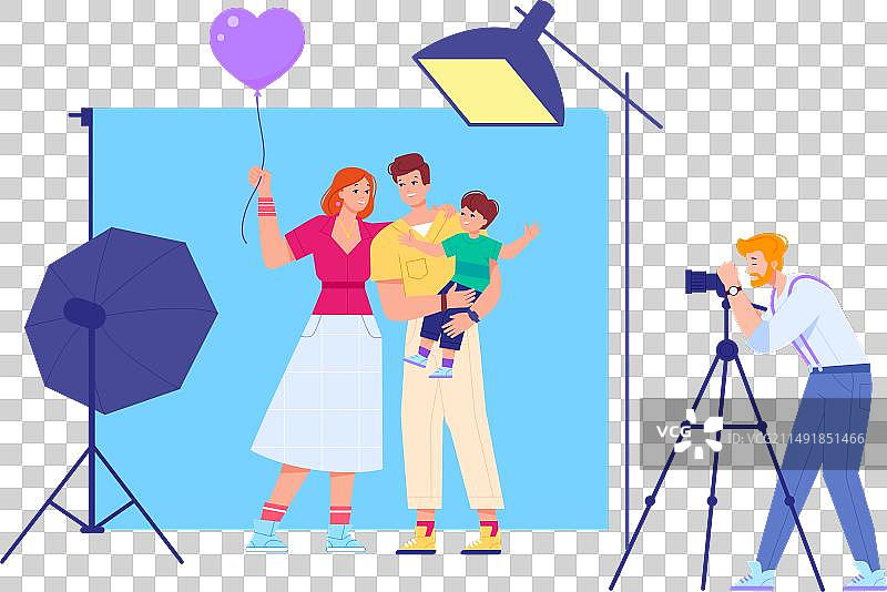 家庭写真专业摄影工作室图片素材