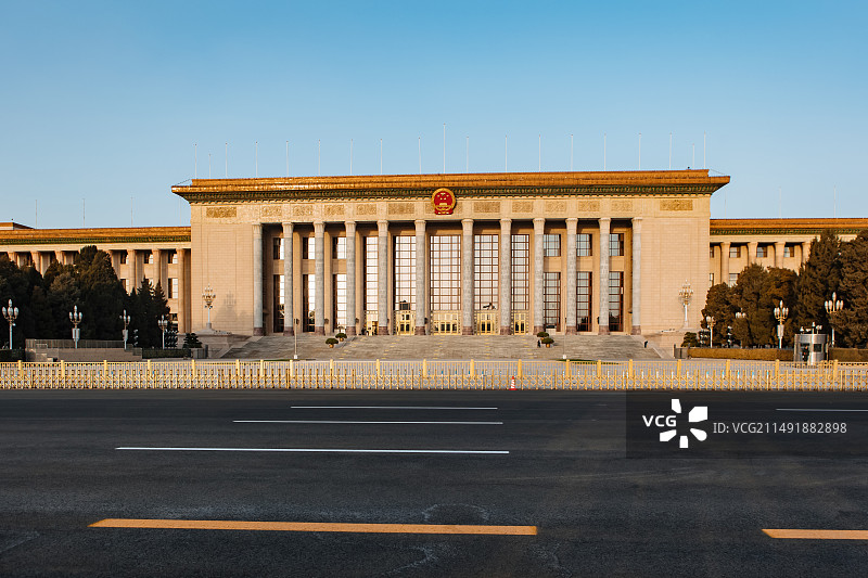 人民大会堂 天安门广场图片素材