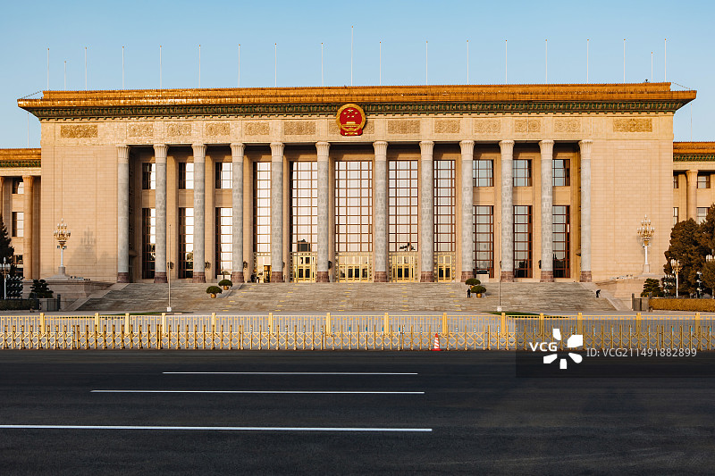 人民大会堂 天安门广场图片素材