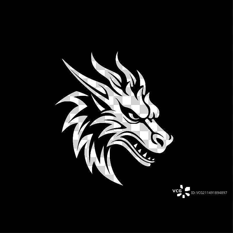 龙-高品质的标志-理想的t恤图片素材