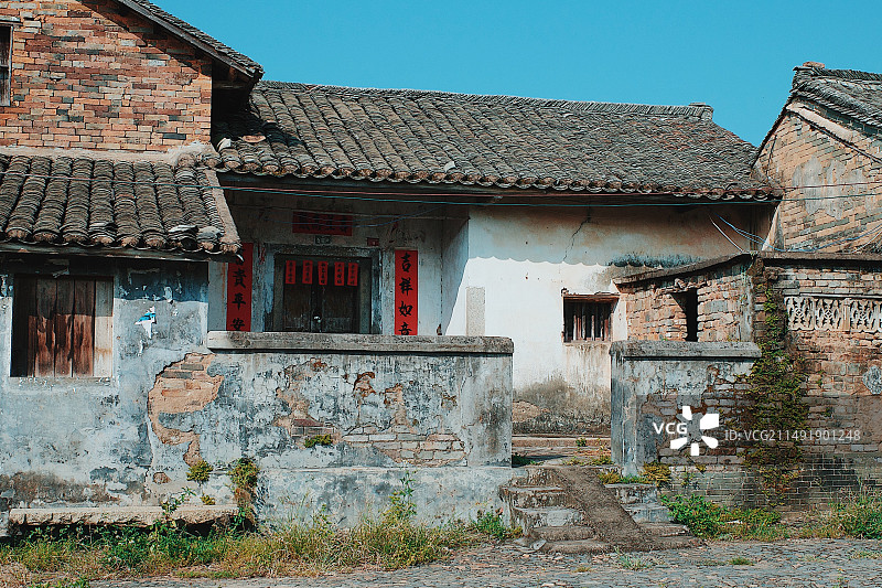 广东省河源市苏家围乡村老房子图片素材