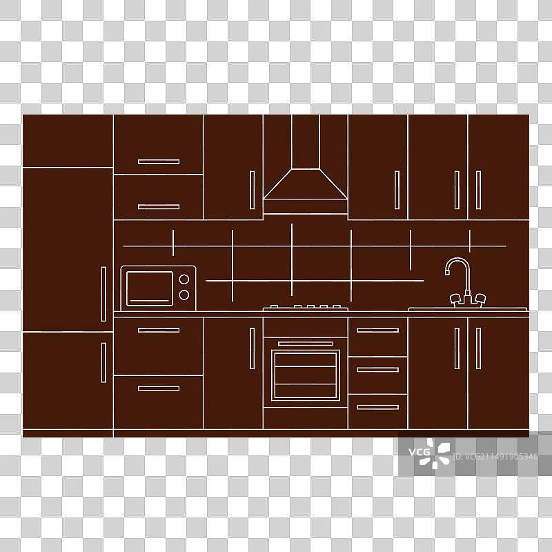 厨房内景图片素材