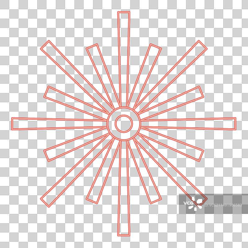 霓虹激光光束闪光线性射线图片素材