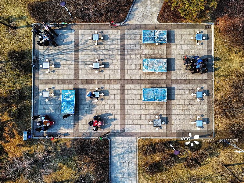 北山公园休闲一角    吉林省敦化市图片素材