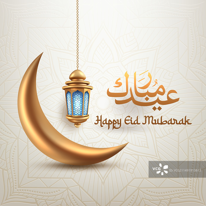 新月开斋节伊斯兰设计图片素材