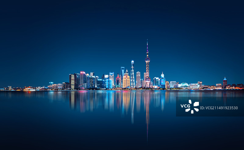 上海城市夜景数字化图片素材