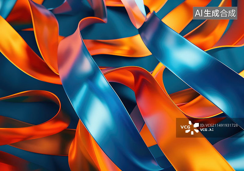 【AI数字艺术】抽象背景的全帧拍摄图片素材