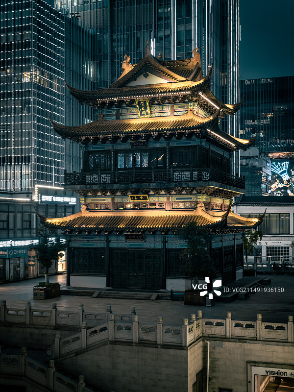 无锡崇安阁图片素材