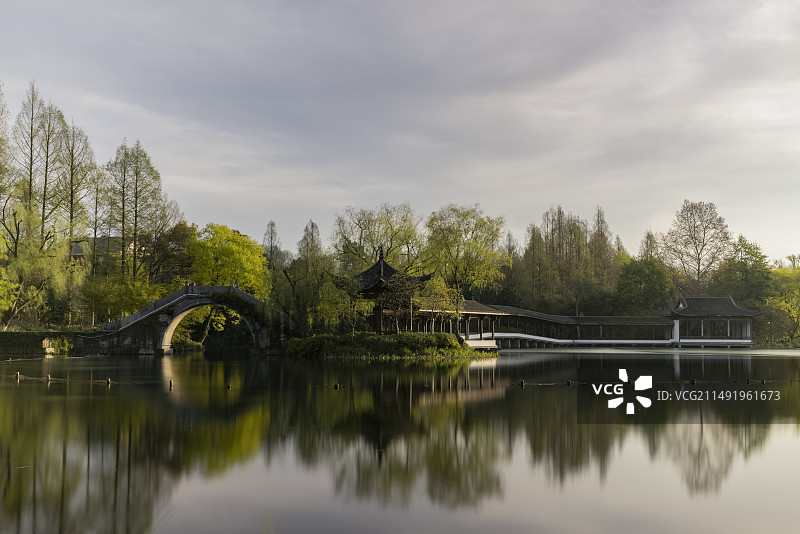 西湖浴鹄湾图片素材