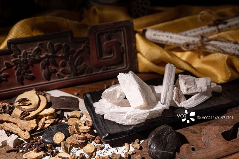 中药材 石膏图片素材