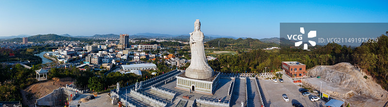 陆丰市 福山妈祖 陆河公路 玉照公园 航拍 地标图片素材