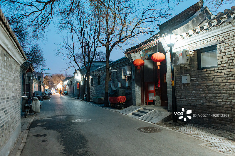 北京市南锣鼓巷图片素材