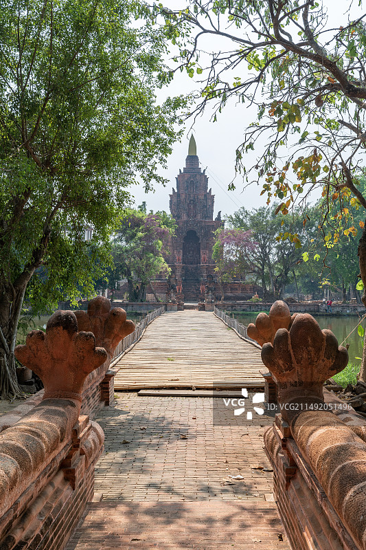 泰国南奔红陶花园图片素材