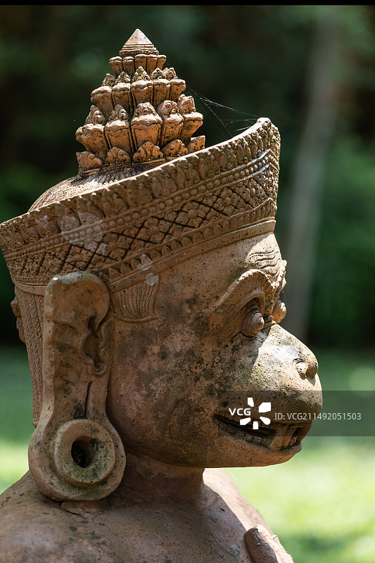 泰国南奔红陶花园图片素材