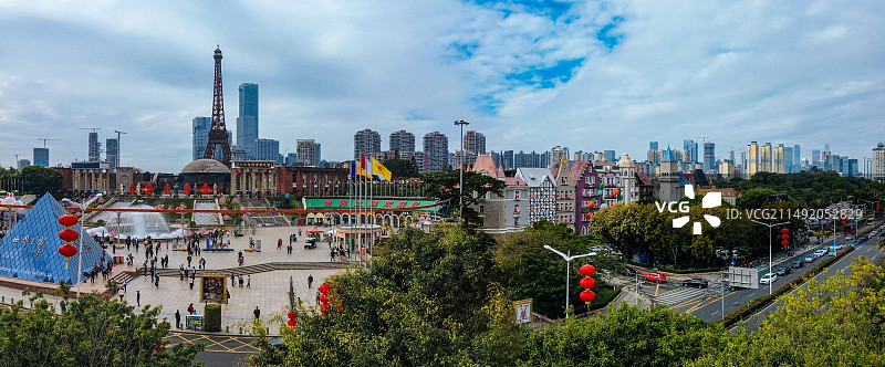 深圳 世界之窗 华侨城 世纪假日广场 深南大道 世纪村 白石洲 (33)-Pano图片素材