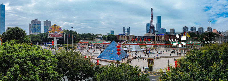 深圳 世界之窗 华侨城 世纪假日广场 深南大道 世纪村 白石洲 (33)-Pano图片素材
