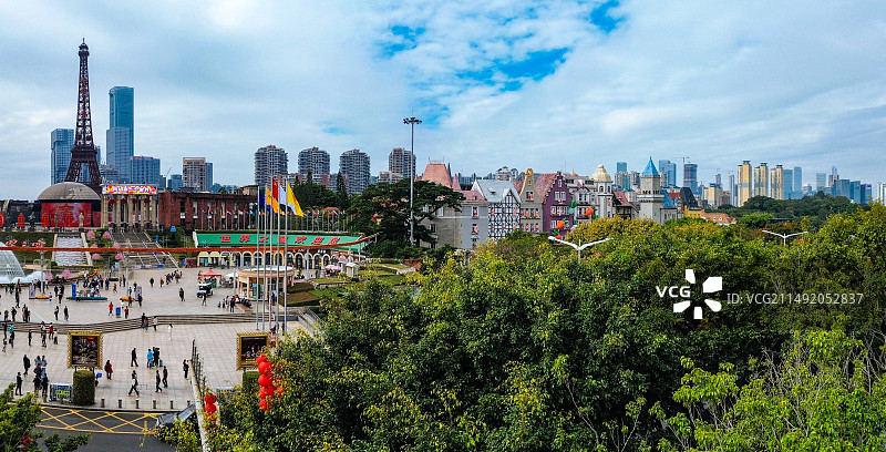 深圳 世界之窗 华侨城 世纪假日广场 深南大道 世纪村 白石洲 (33)-Pano图片素材