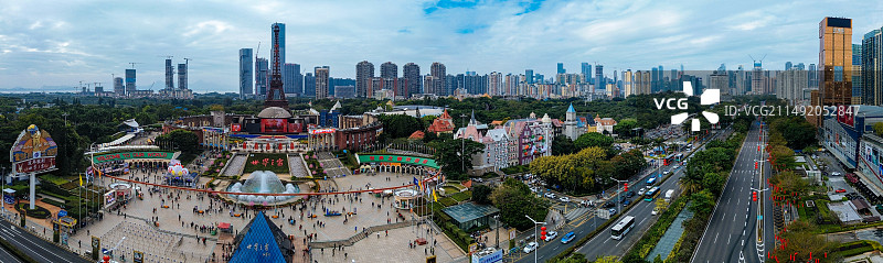 深圳 世界之窗 华侨城 世纪假日广场 深南大道 世纪村 白石洲 (33)-Pano图片素材